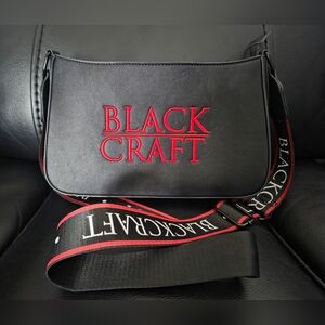 Blackcraft Cult Black Faux Leather Goth Crossbody Bag - Killstar Vibe